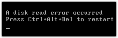 toshiba a70 disk read error