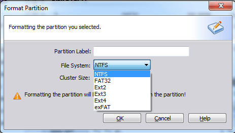 Choose File System