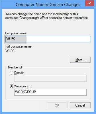 Change Computer Name