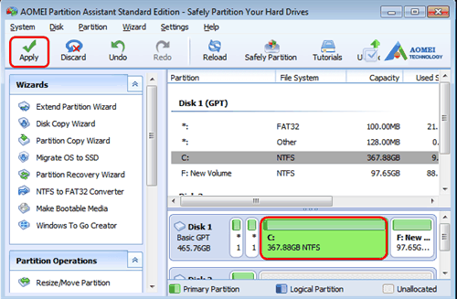 Use Fdisk Windows 7 Partition Software To Extend C Drive
