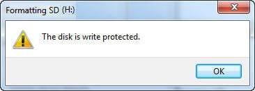 Format Write Protected