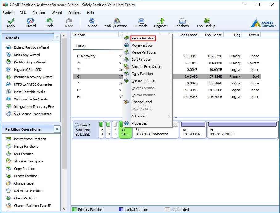 How Do I Merge Extended Partition to Primary Partition Simply and Quickly?