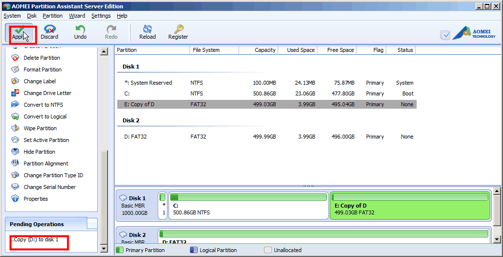 Finish Partition