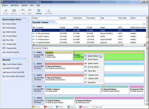 aomei dynamic disk manager