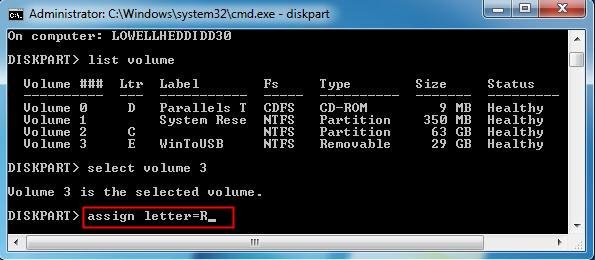 How to Assign and Remove Drive Letter with Diskpart in ...