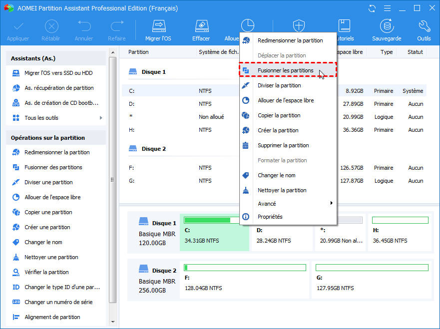 Merge Partition