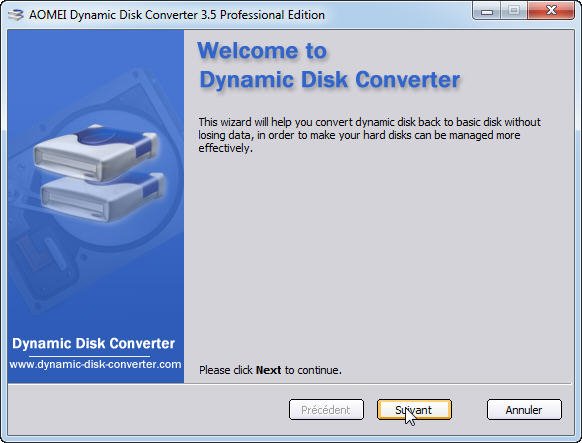 Dynamic Disk Converter