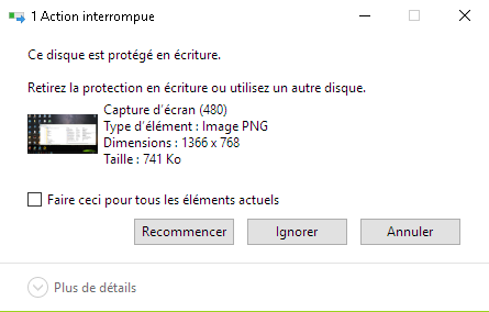 Comment retirer la protection en écriture d'un disque ? (4 méthodes)