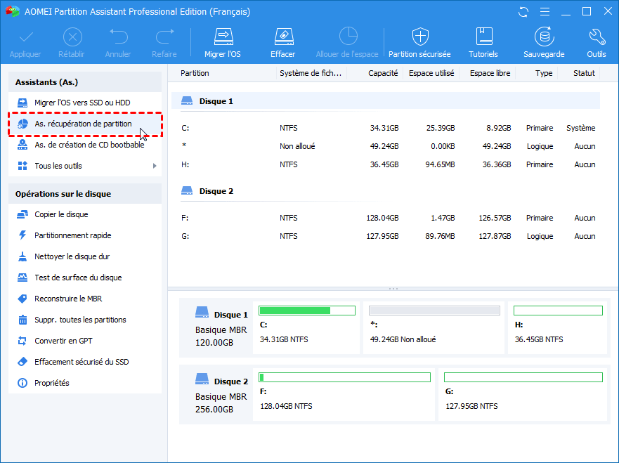 Choose Partition Recovery