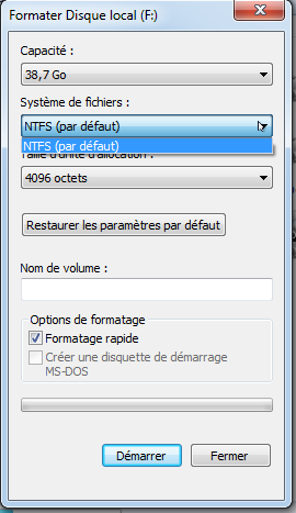 Windows 10 no exFAT option