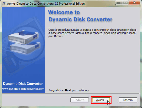 Dinamico Disk Converter