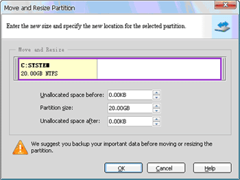 Resize Partition in SBS 2003
