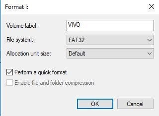 Disk Management Format FAT32