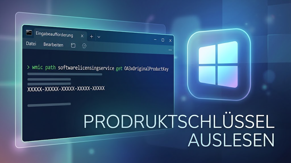 Windows 11 Product Key mit CMD auslesen