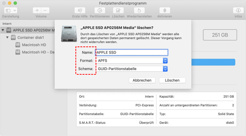Festplatte nicht initialisiert Mac