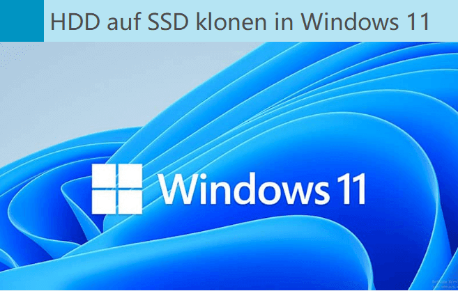 HDD auf SSD klonen in Windows 11