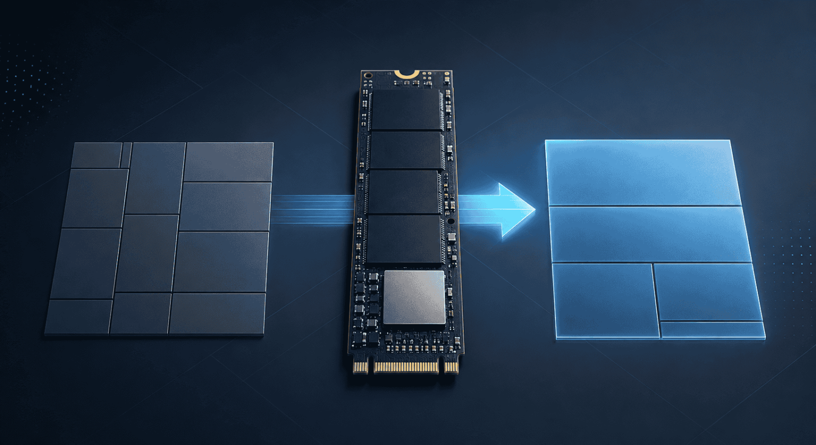 NVMe-SSD wird von einer MBR- in eine GPT-Partitionsstruktur konvertiert