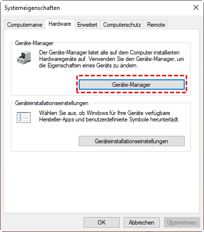 Systemeigenschaften Systemeigenschaften