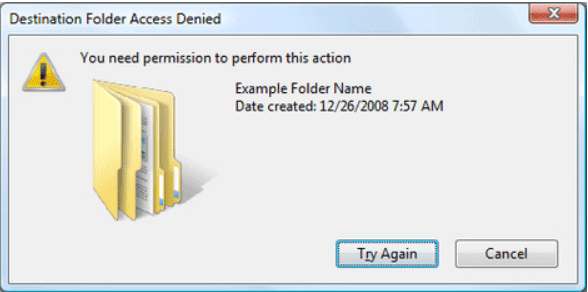 Program No Permission Example How to Move Programs from SSD to HDD without Data Loss?