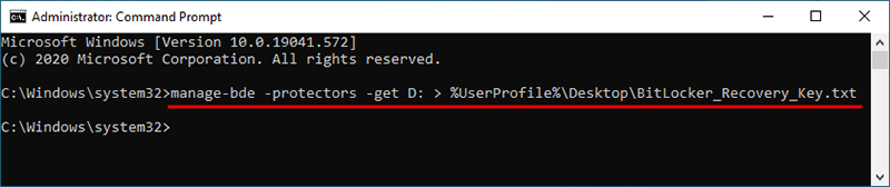[4 Ways] How to Backup BitLocker Recovery Key in Windows 10/11