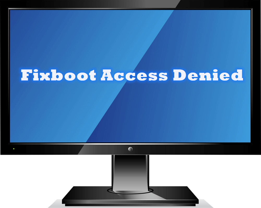 Fixboot Access Denied