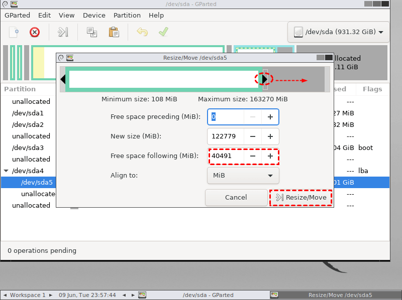 How to Use GParted to Merge Partitions Step by Step?