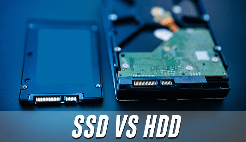SSD and HDD