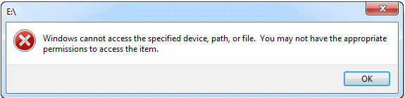 Fixed: Windows Cannot Access the Specified Device Path or File