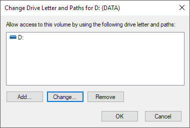 assign a letter to external hard drive