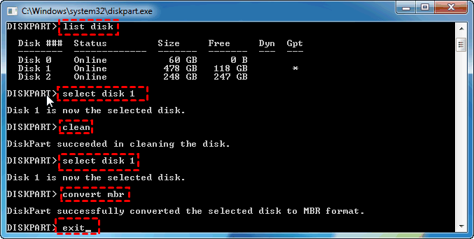 spørgeskema Rute tøve How to Convert GPT to MBR (or MBR to GPT) without Operating System？