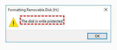 Disk Is Write Protected