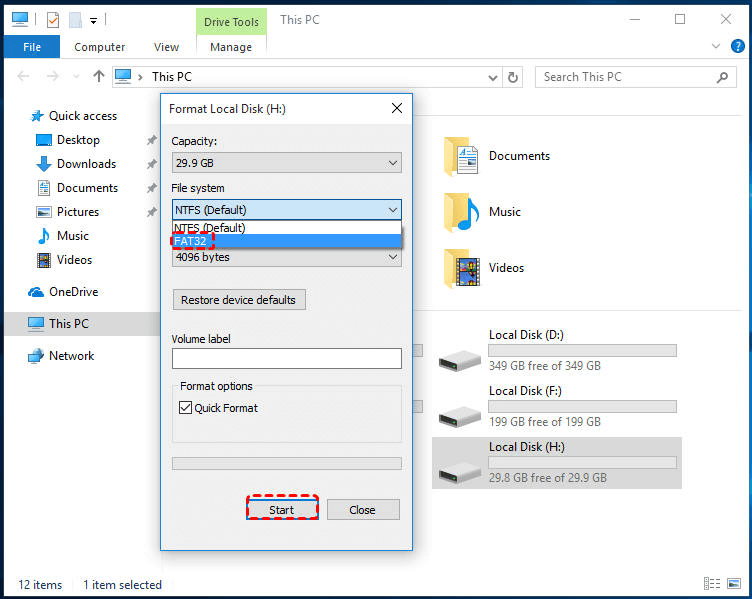 How to Format Sandisk Cruzer Windows 11/10/8/7?