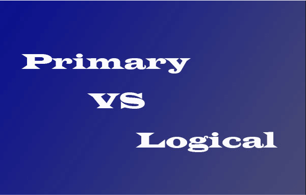 primary vs logical