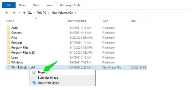 Windows 11 ISO-Datei