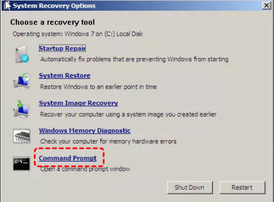 CMD Windows 7