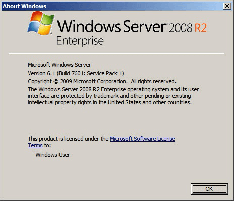 Windows Server 2008 R2 SP1