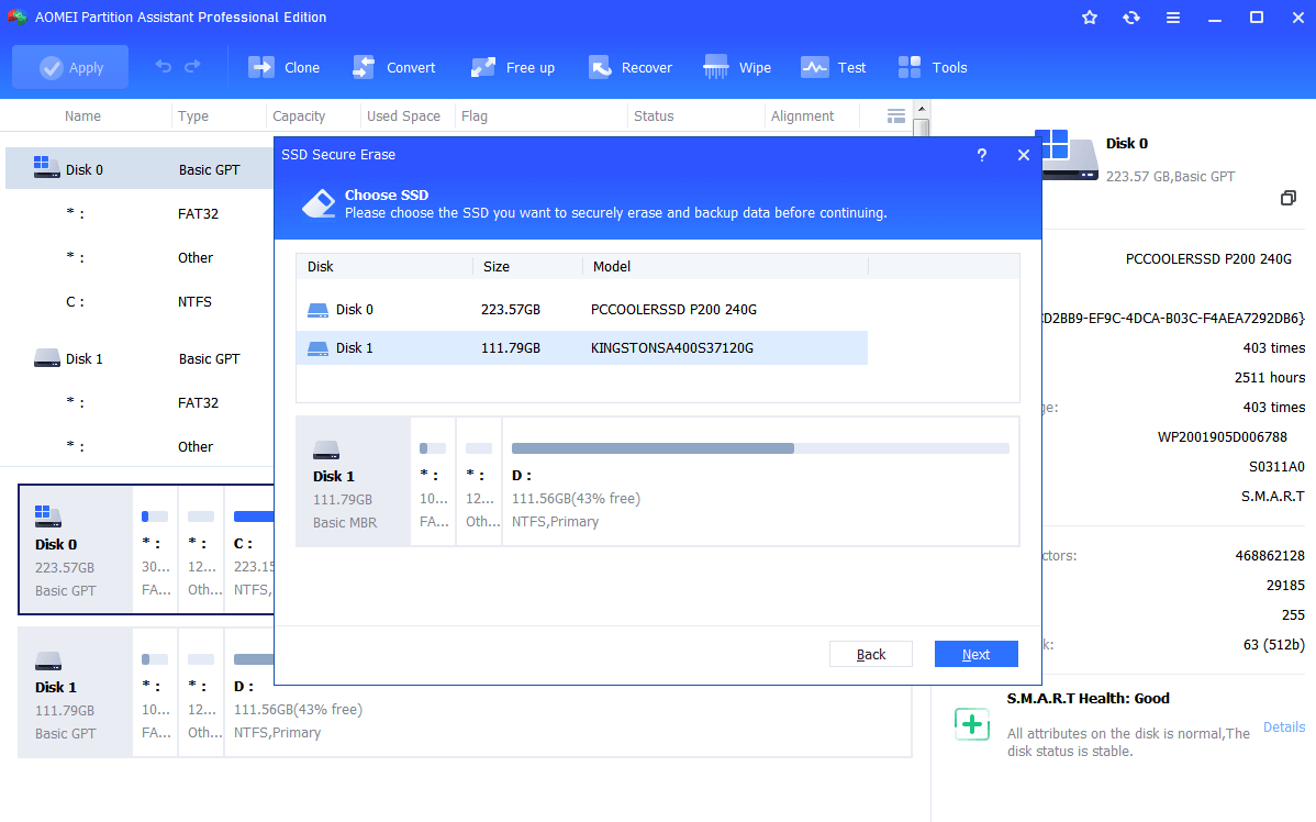 Powerful SSD Data Wiping Software for 10, 8 , 7