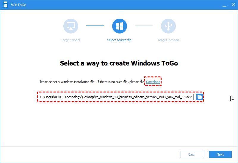 download and create windows 10 bootable usb on mac