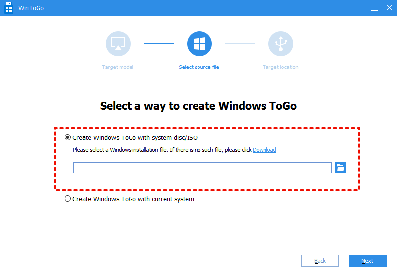 create win to go with windows files.png