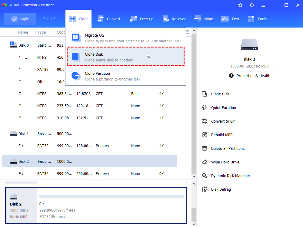 How to Clone SSD（Free）in Windows 8, 7