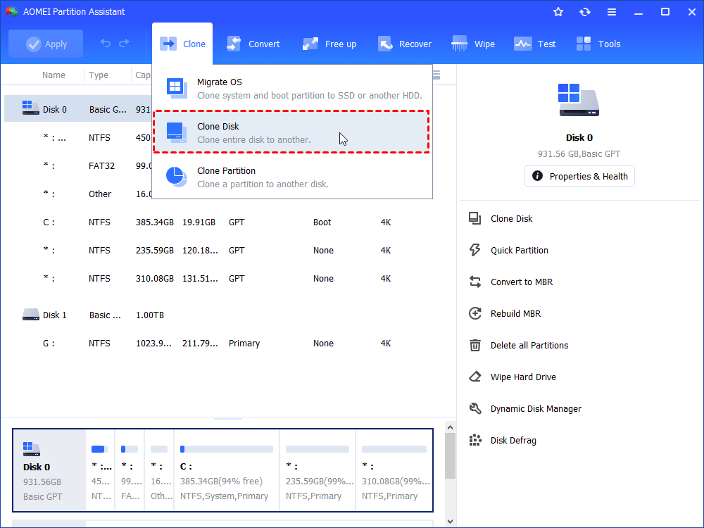 amplifikation boble notifikation Freeware: Clone Hard Drive in Windows 11, 10, 8 And 7