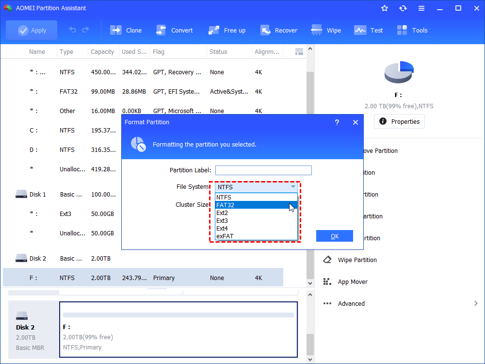 rekruttere udarbejde Decrement Easily Format Large HDD to FAT32 [within Three Steps]