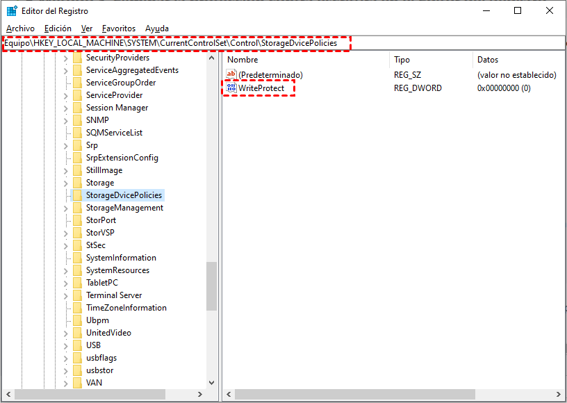 storage device policies storage device policies
