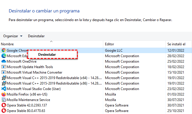 desinstalar programa desinstalar programa