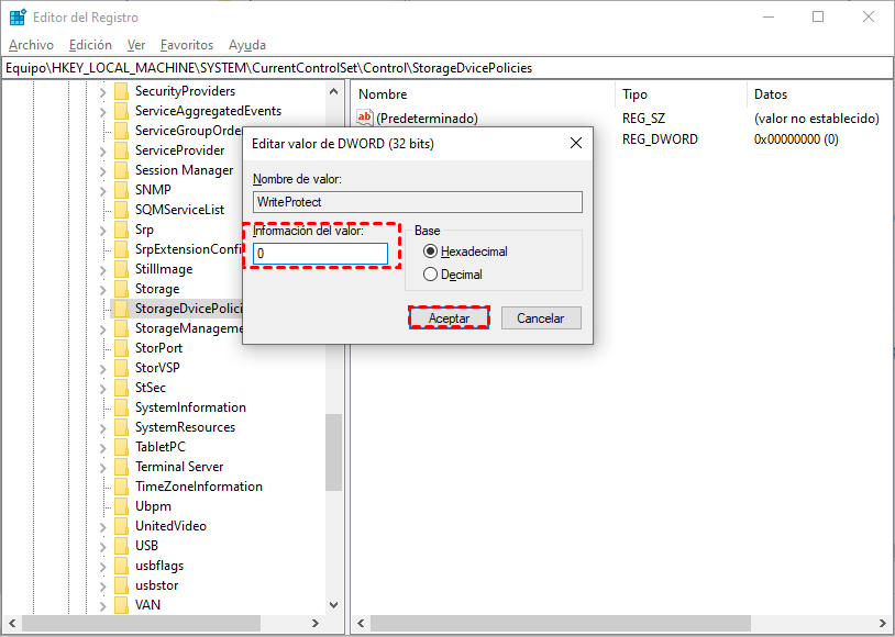 write protect write protect