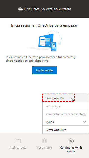 Configuración Configuración