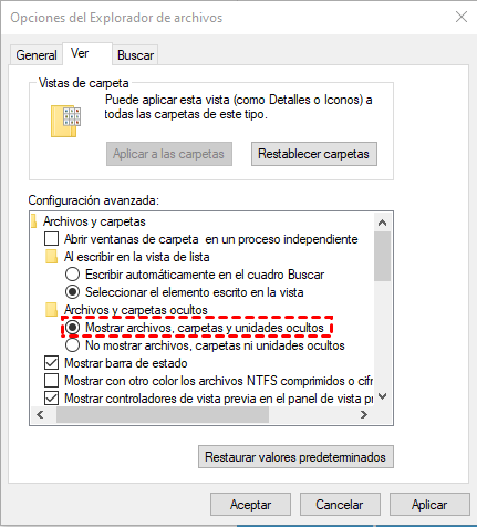 opciones del explorador de archivos opciones del explorador de archivos