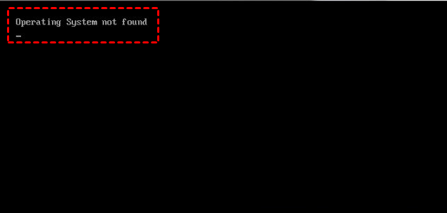 no se encontrado el sistema operativo no se encontrado el sistema operativo
