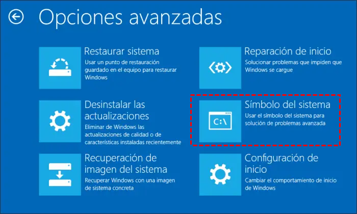 simbolo del sistema simbolo del sistema