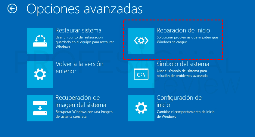 reparar inicio windows 10 reparar inicio windows 10